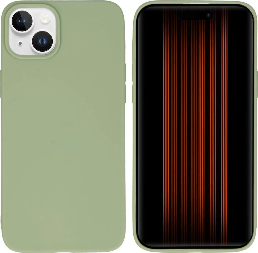 Look Trend iPhone 15 Plus - Cover imoshion Verde Oliva Soft Touch