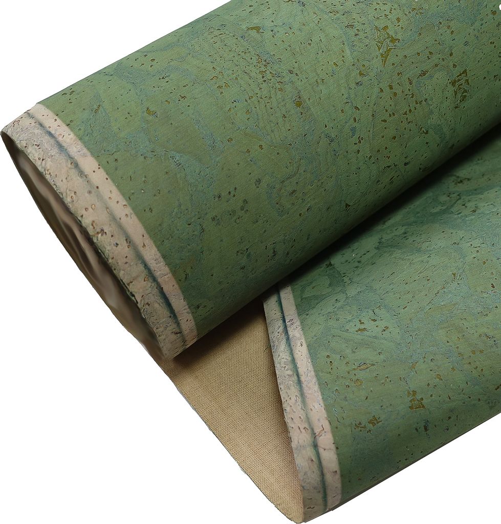 Korkstoff Korkleder 0,25 x 1,4m uni Meterware Kork Natur vegan Korkleder Korkhaut