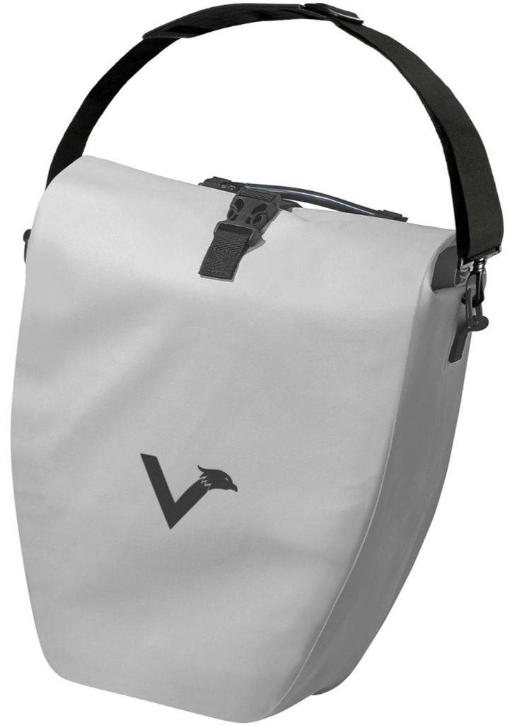 VALKENTAL ValkBasic, Tylne, Torba rowerowa, Brezent, Szary, Zdjęcie produktu 