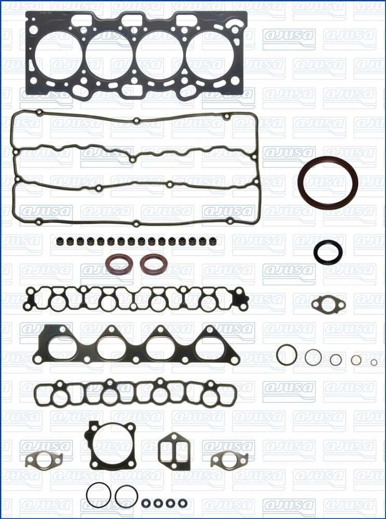 AJUSA 50285600 Motor-Dichtungsvollsatz Dichtsatz für MITSUBISHI PAJERO II (V3W, V2W, V4W) PAJERO PININ (H6W, H7W)