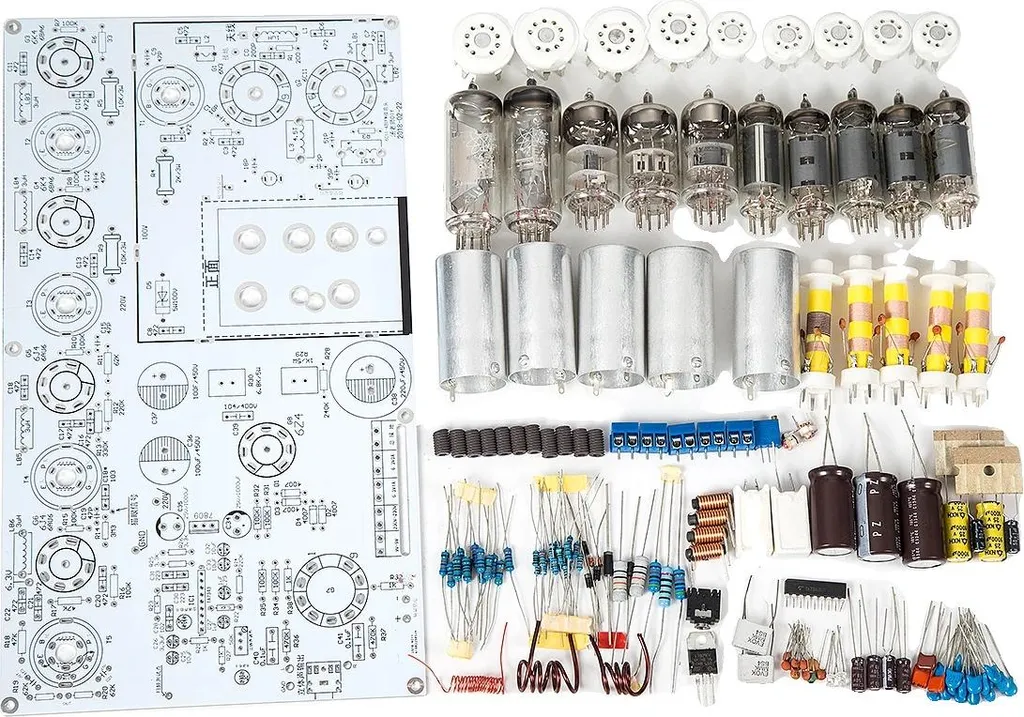 Tuner Radio FM DIY avec Technologie Tube à Vide - Récepteur Audio Rétro