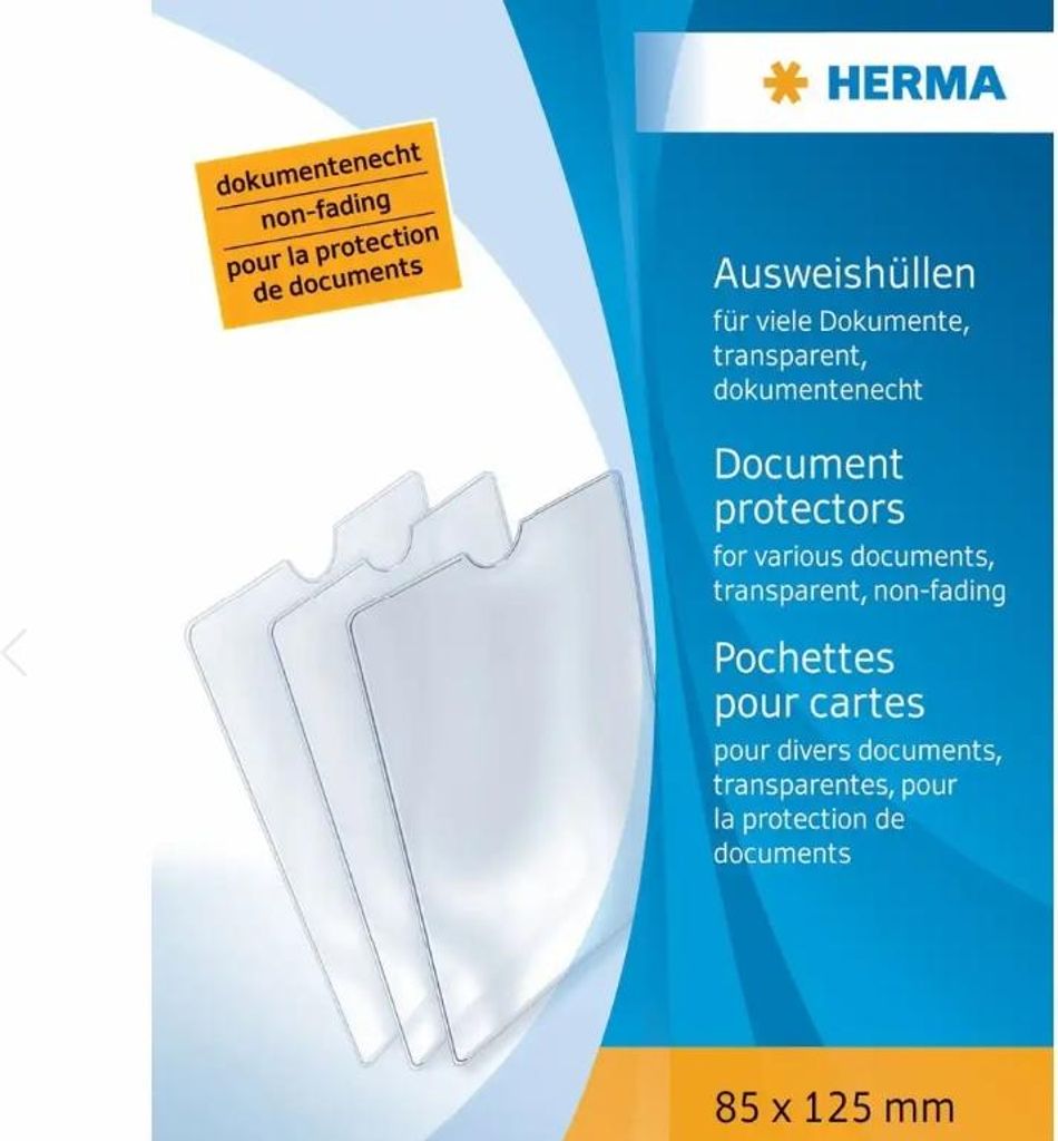HERMA Ausweishüllen 85x125mm 5018