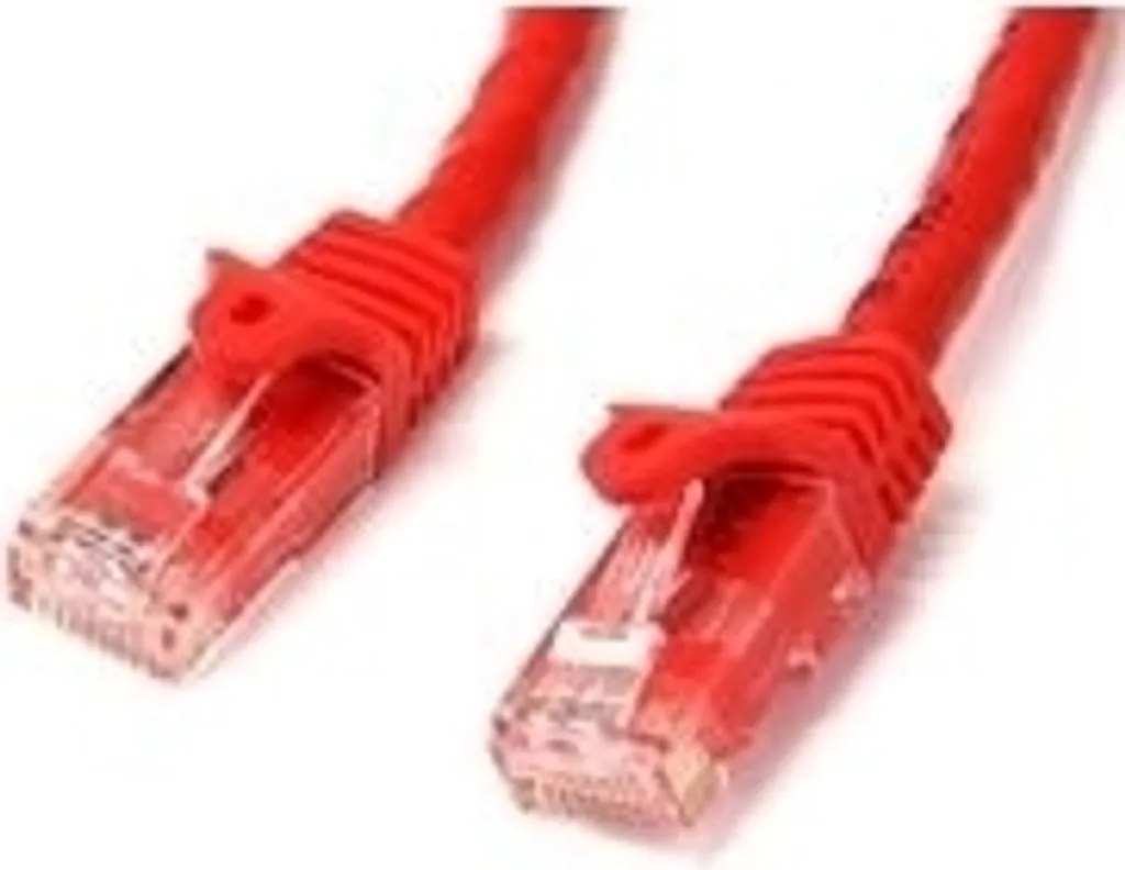 StarTech.com Cavo Patch Cat6 15m Rosso - Ethernet Gigabit Snagless UTP - 3