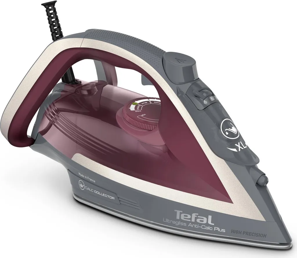 Tefal Ultragliss Plus Fer à Vapeur Puissant 2800W Semelle Durilium
