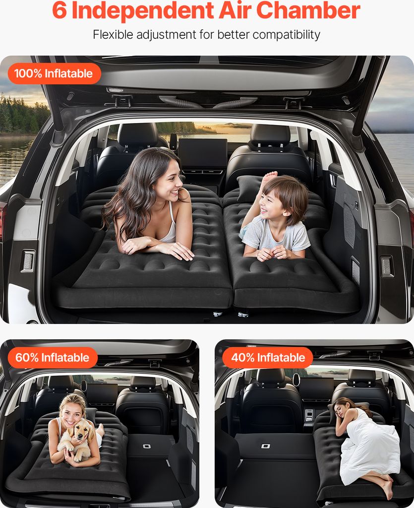 Sinbide Materasso Gonfiabile auto letto aria di auto SUV viaggio