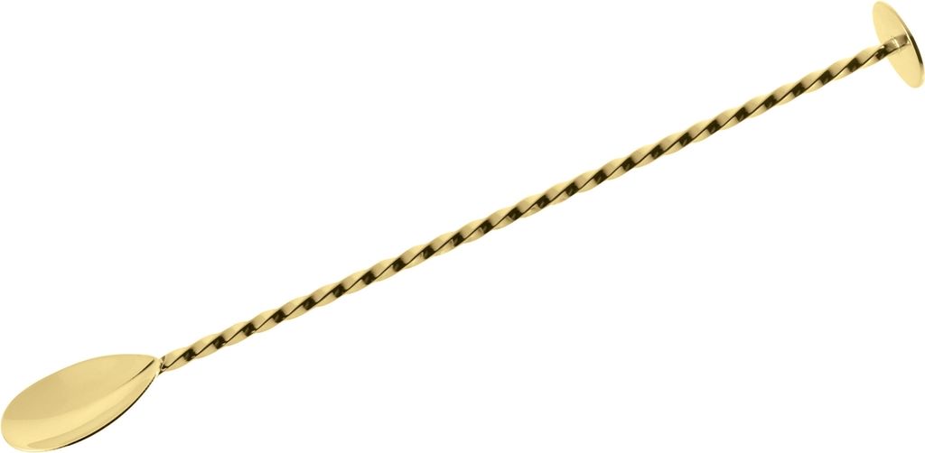 Paderno Bar Utensils Cocktaillöffel gold 28 cm Produktbild 