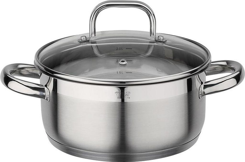 Gsw  FOGO 868341 Kochtopf inkl. Deckel, Edelstahl, 20 cm Produktbild 