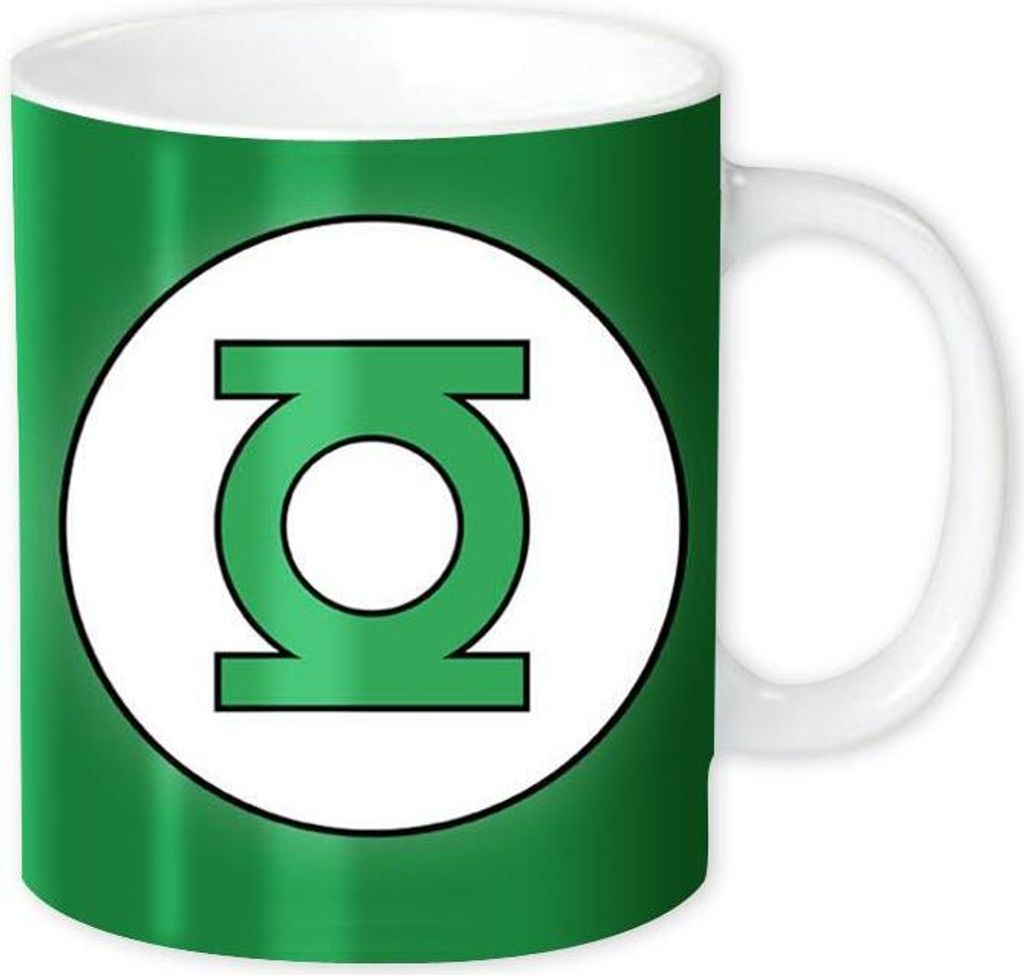 SD Toys SDTWRN02993 - Becher de Keramik, Logo Green Laterne, DC Comics - Becher DC Comics Lantern Green Logo Keramik