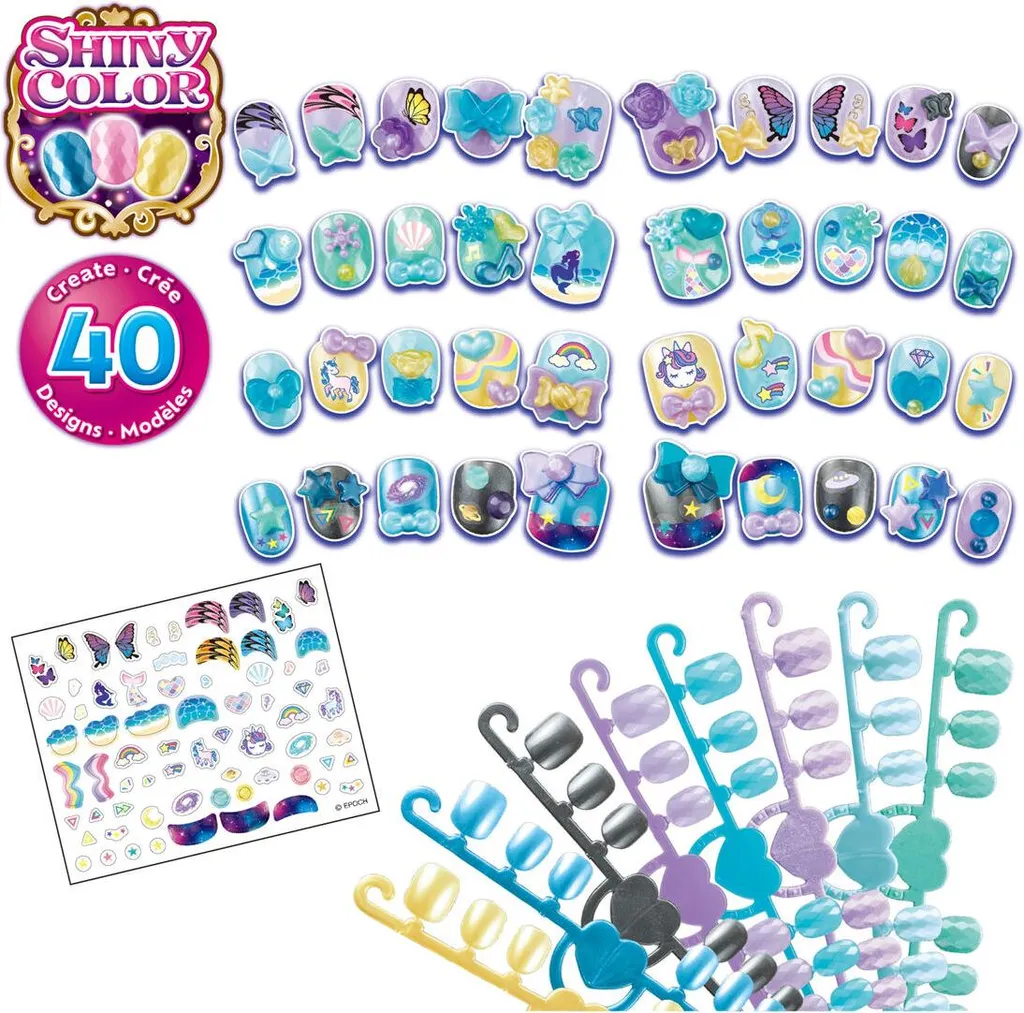 Jeu de Manucure Aquabeads 35009 pour Activité Créative et Beauté