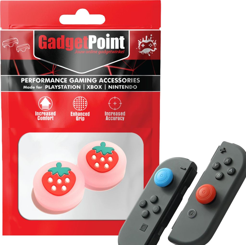 Thumbgrips - Thumb Grips voor Nintendo Switch Joy-Con Controllers - Gaming Thumbgrips - Performance Anti-Slip Thumbsticks - Bescherming Accessoires...