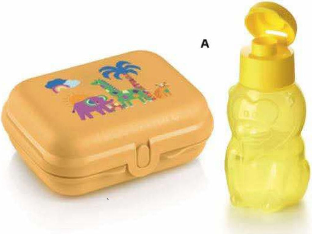 Tupperware set Oyster Twins+Ecopure2 350 ml Löwe