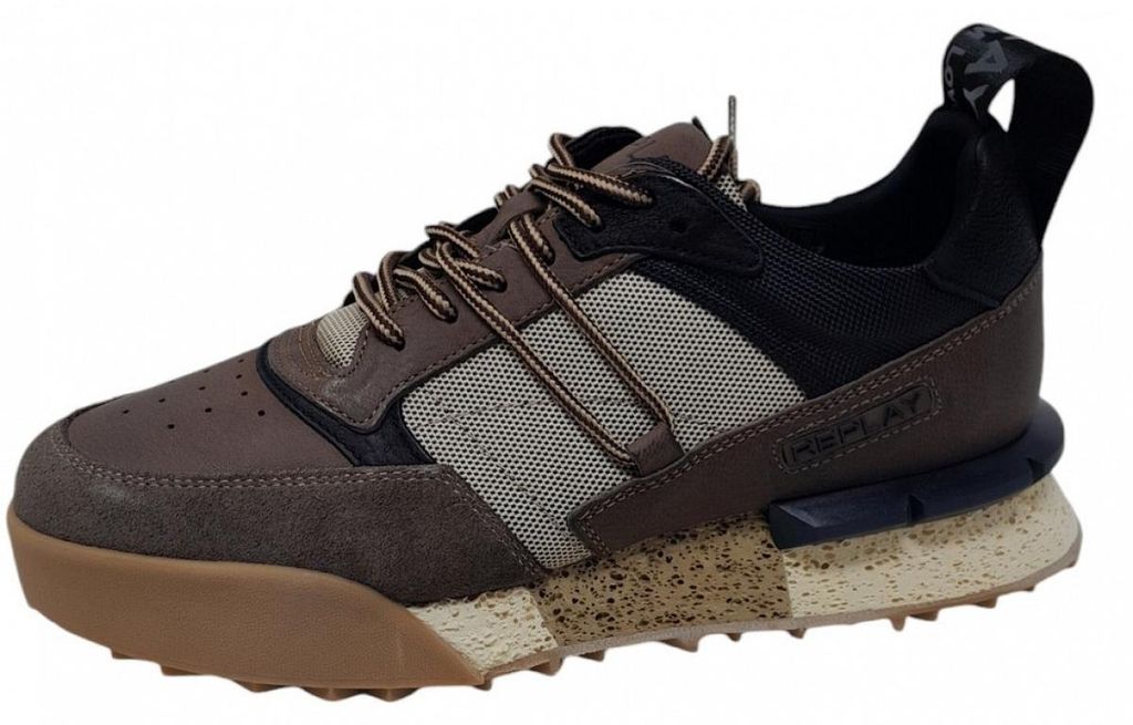 REPLAY Field JUpiter Hype Sneaker Beige in Gr. 45