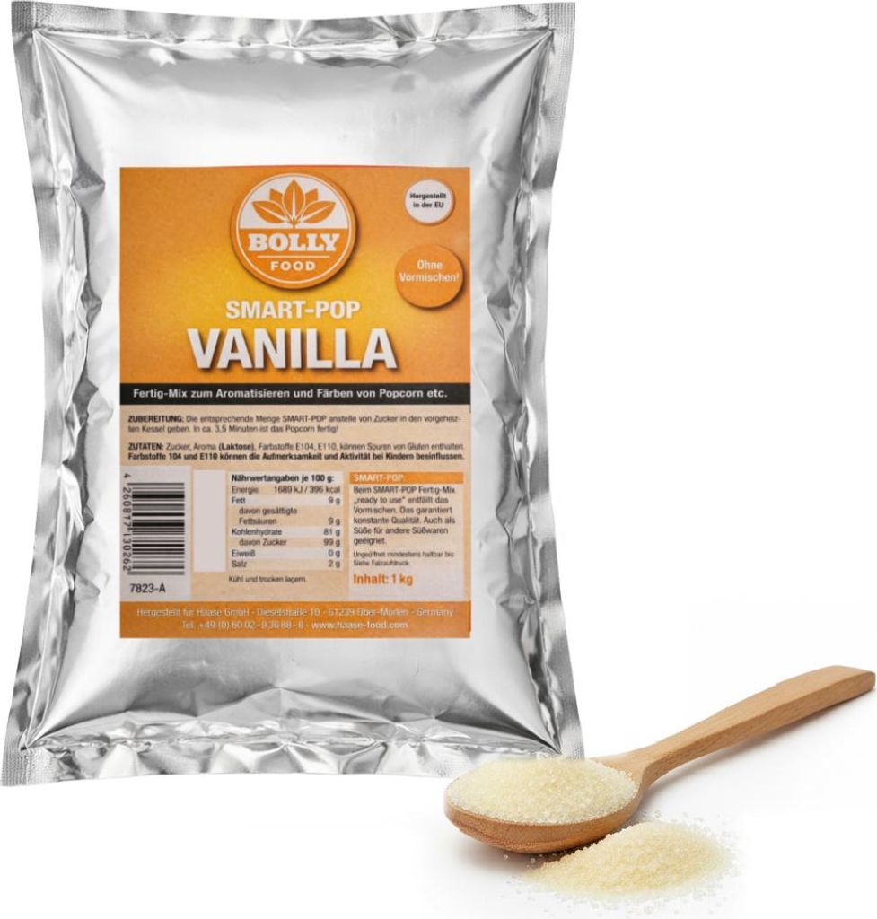 Smart Pop Vanilka Hotová zmes Cukor 1 kg Obrázok produktu 