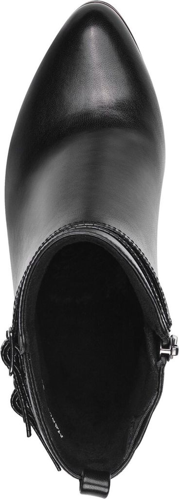 MARCO TOZZI Damen Stiefelette Riemen mit Schnalle Blockabsatz 2-25332-43, Größe:38 EU, Farbe:Schwarz