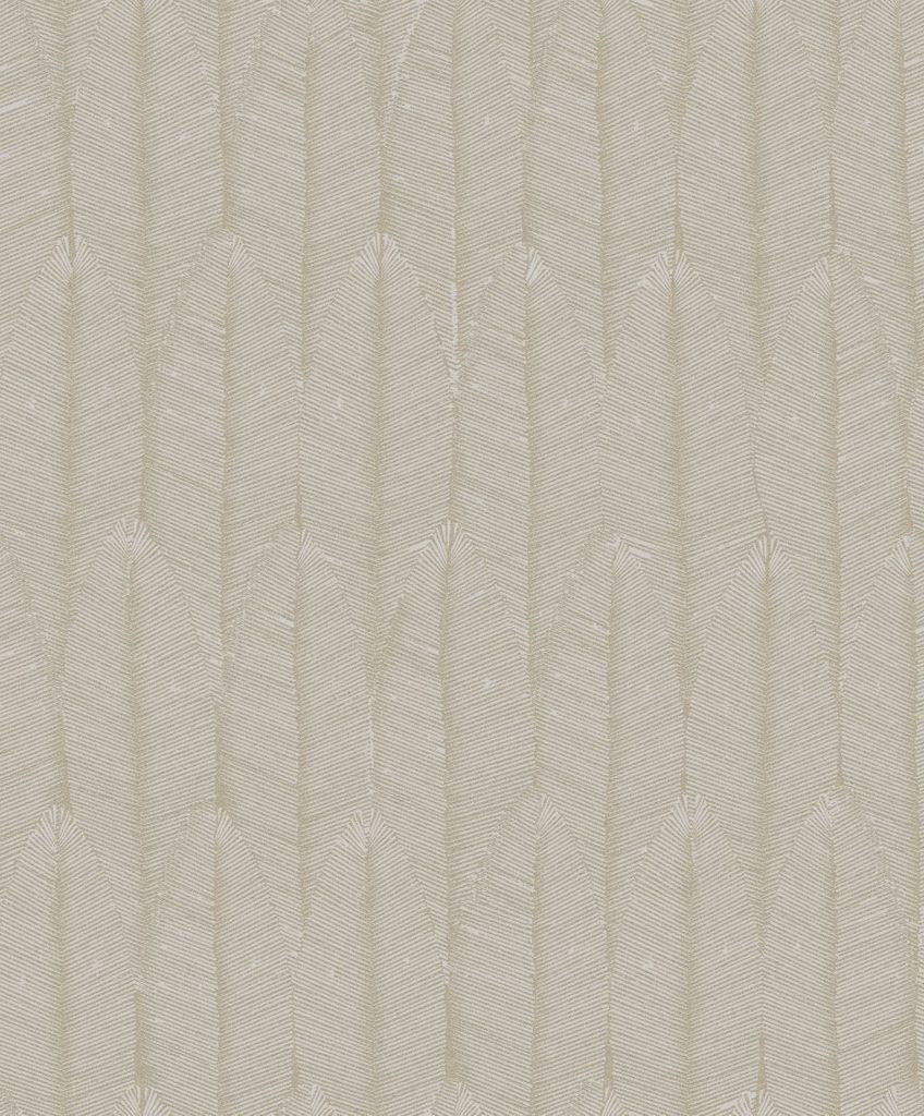 Khroma by Masureel Tapete Blätter Beige - 630875 - 53 cm x 10.05 m