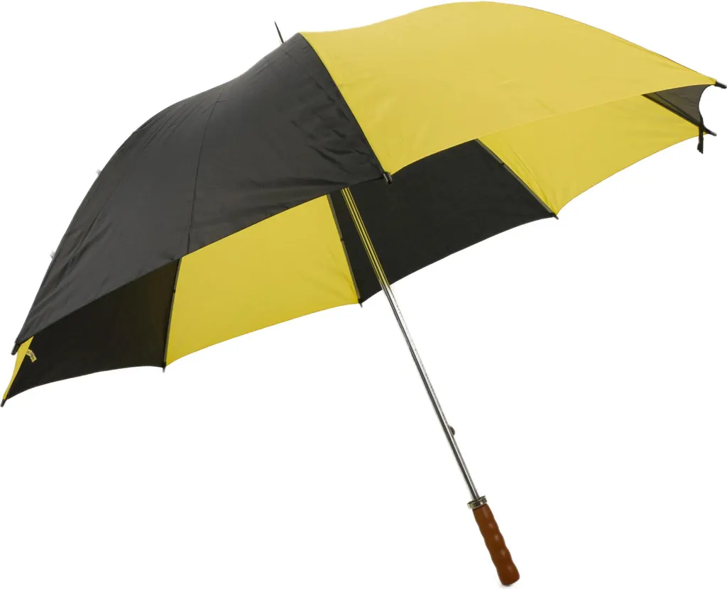 Parapluie Impliva Jaune-Noir : Parapluie Compact pour la Ville et Pluie