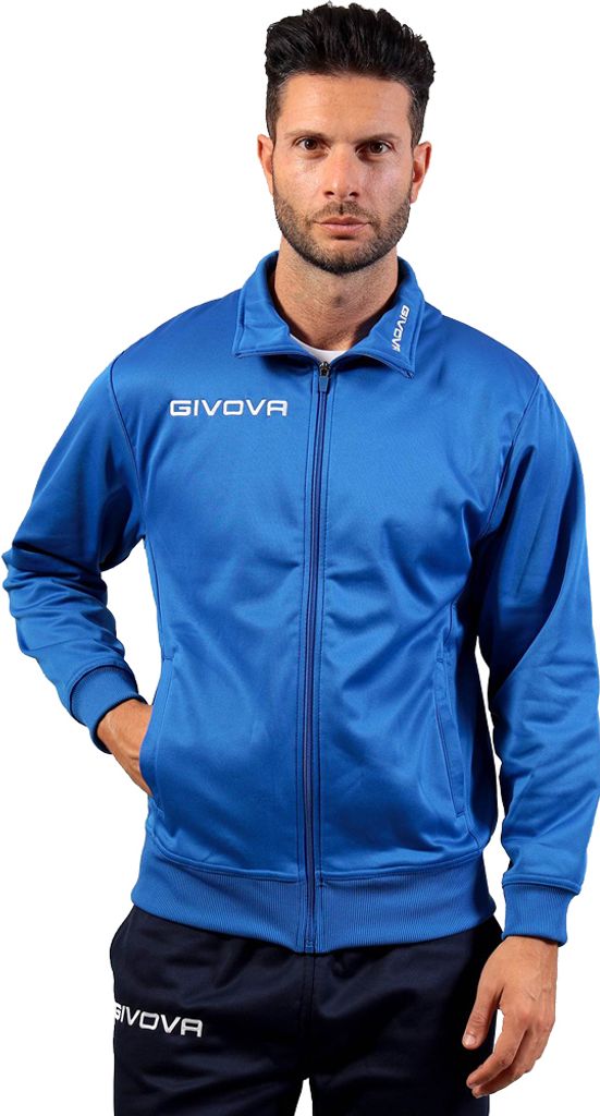 2XL AZZURRO|Givova MONO 500 Microfleece Trainingsjacke MA022-0002