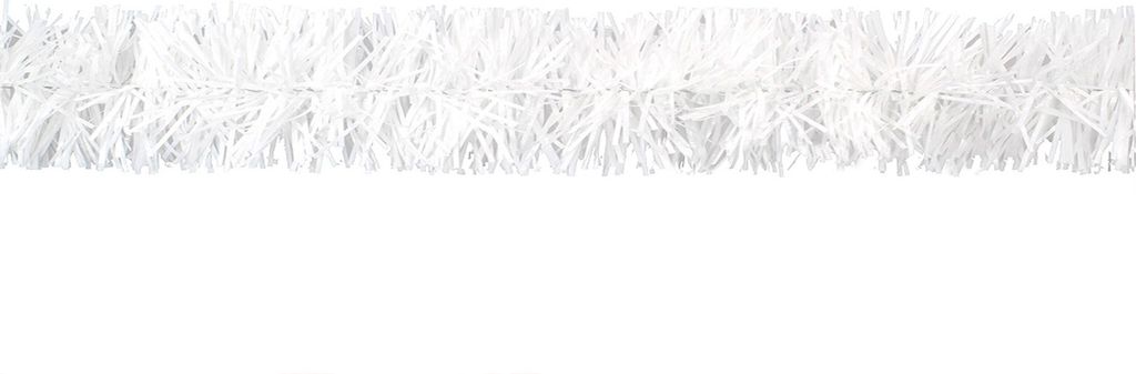 Weihnachtsgirlande Lametta 2cm x 3m Weiß Produktbild 