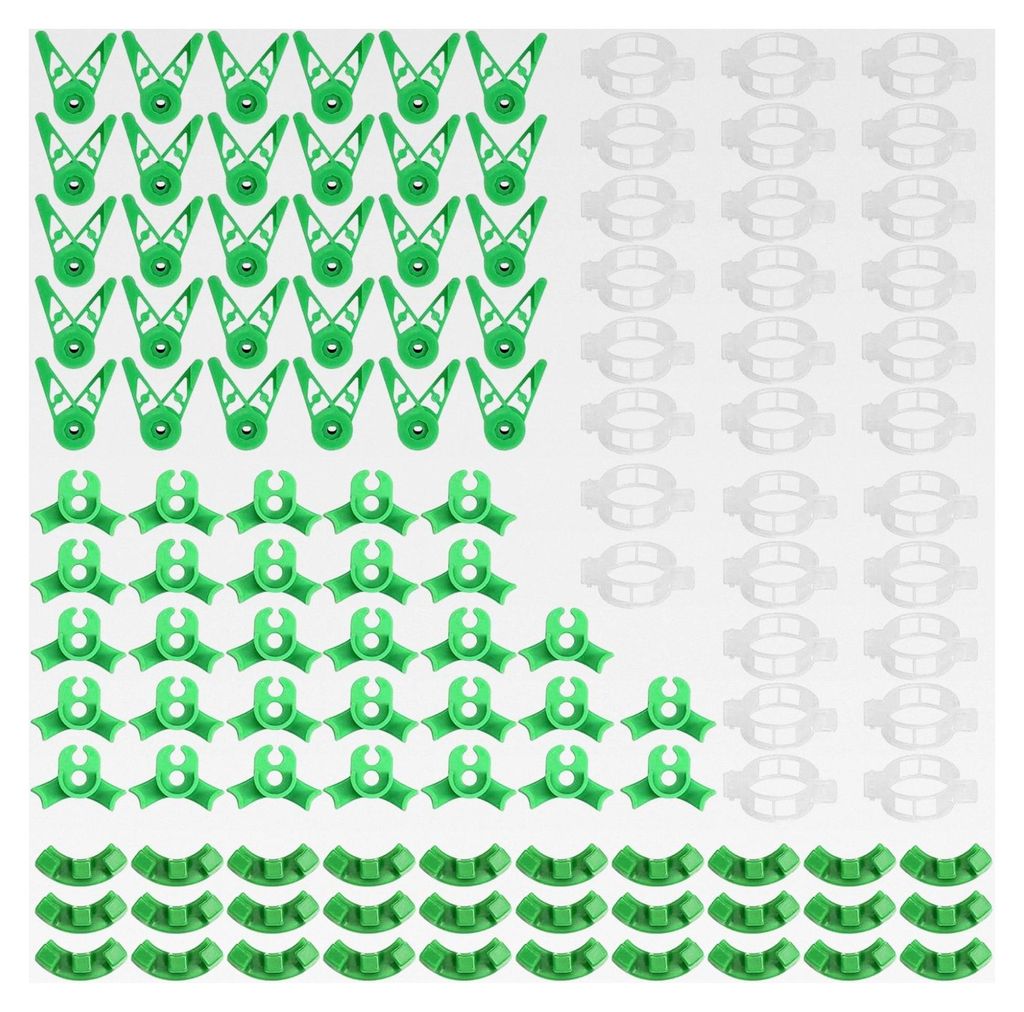 120 Stück Pflanzenbieger 360° Verstellbare Pflanzenclips für Low Stress Training von Tomaten, Rosen und Gurken