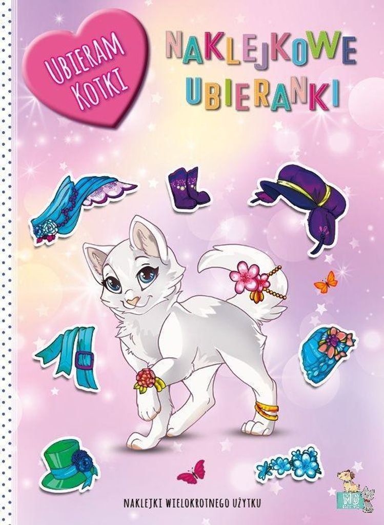 Naklejkowe Ubieranki. Kotki