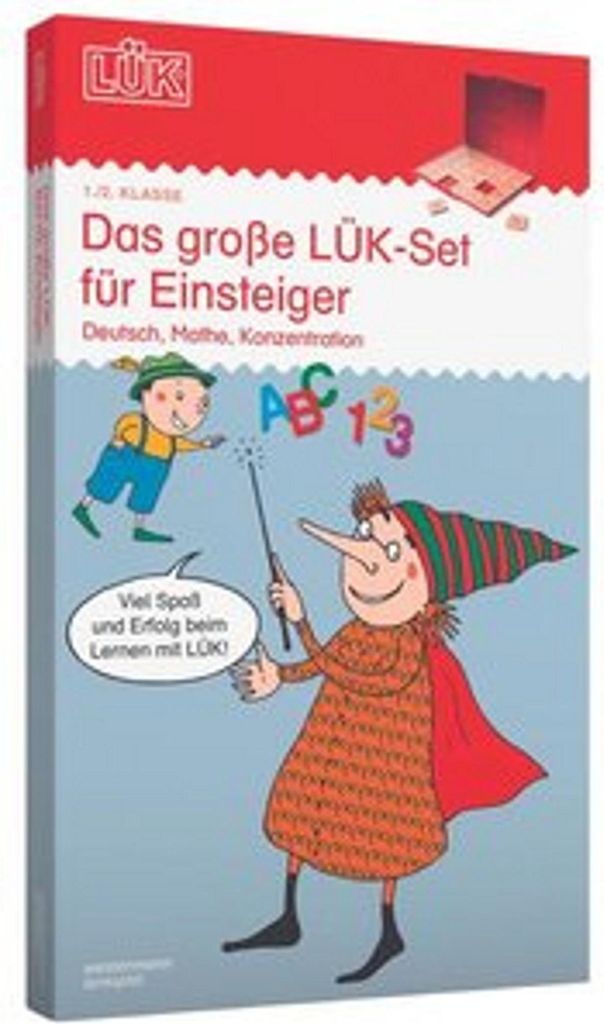 Das große LÜK-Set für Einsteiger: Deutsch, Mathe, Immagine del prodotto 