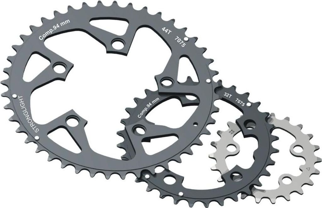Stronglight MTB Kettenblatt Kettenblatt Strongl. cd94mm 44t b