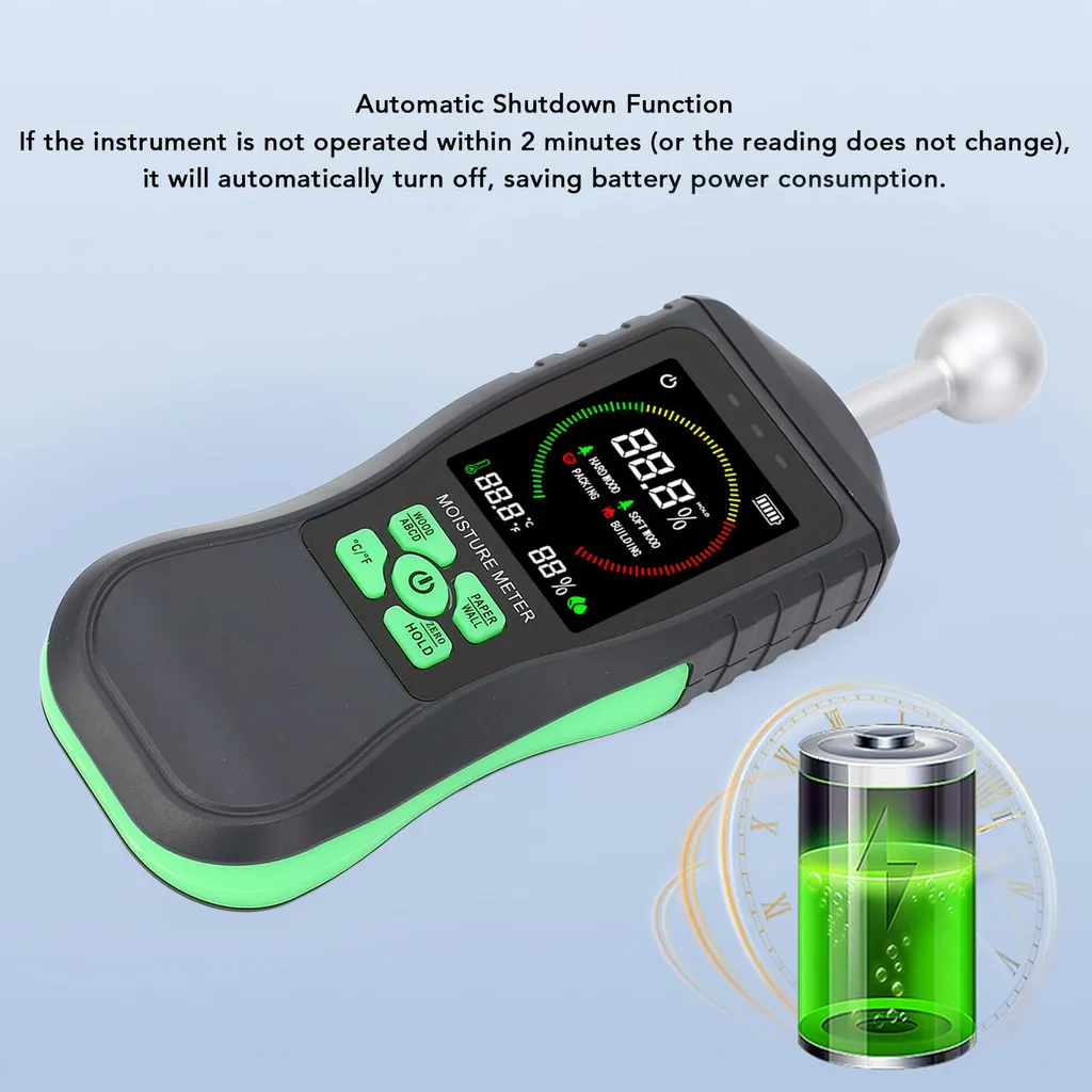 Compteur d'eau à induction sphérique avec écran LCD et signal sonore - 18