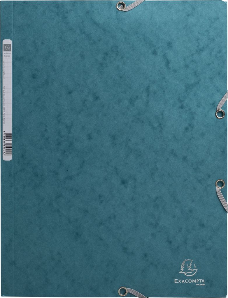 Exacompta 25x Sammelmappe Colorspan 400g, 24x32cm, Skandi - Pazifikblau - 55272E