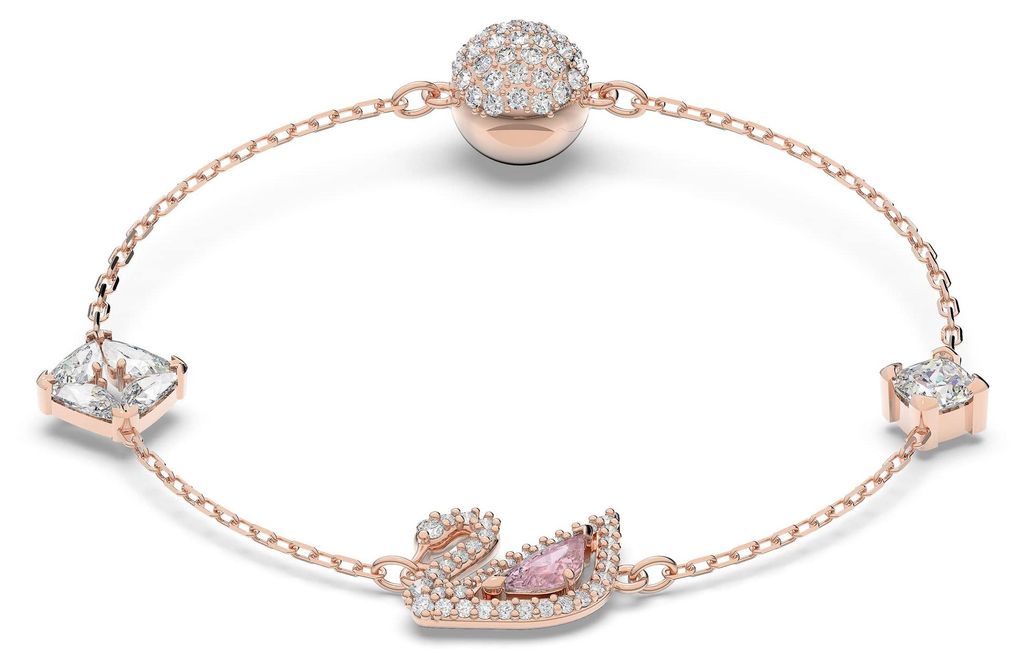 Swarovski Dámský náramek Dazzling Swan pink 5485877 Obrázek produktu 