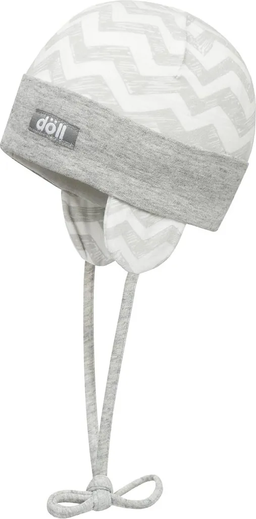 Cappello Nodo Döll Baby Grigio Cotone - Accessorio Minimal per Neonato