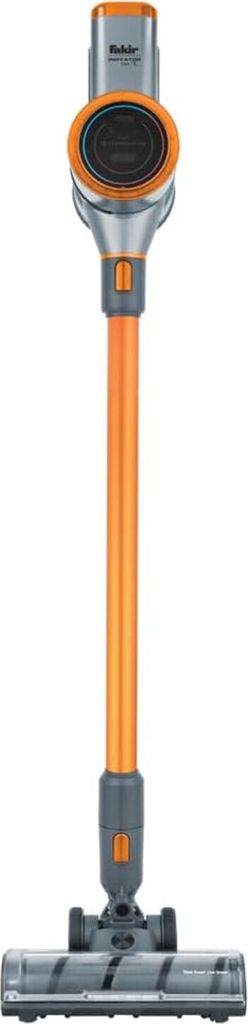 A cordless stick vacuum cleaner shown vertically against a white background.