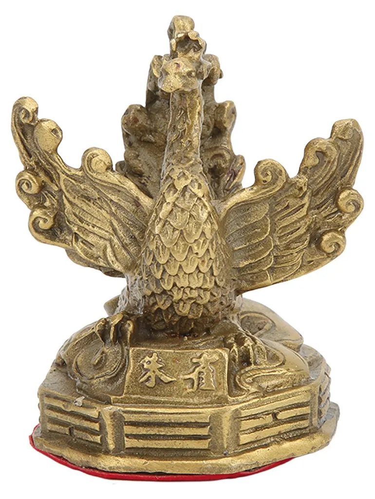 Figurine phénix laiton incassable, remplacez la déco fragile par l'art