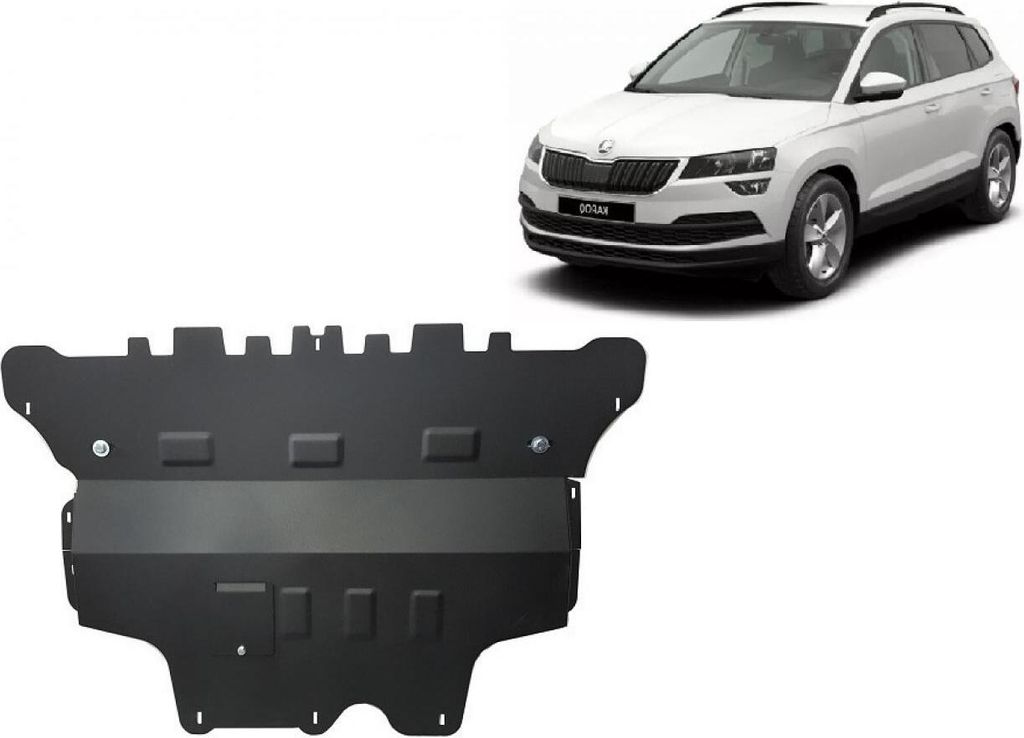 Stahl Unterfahrschutz für Motor Skoda Karoq - Schaltgetriebe