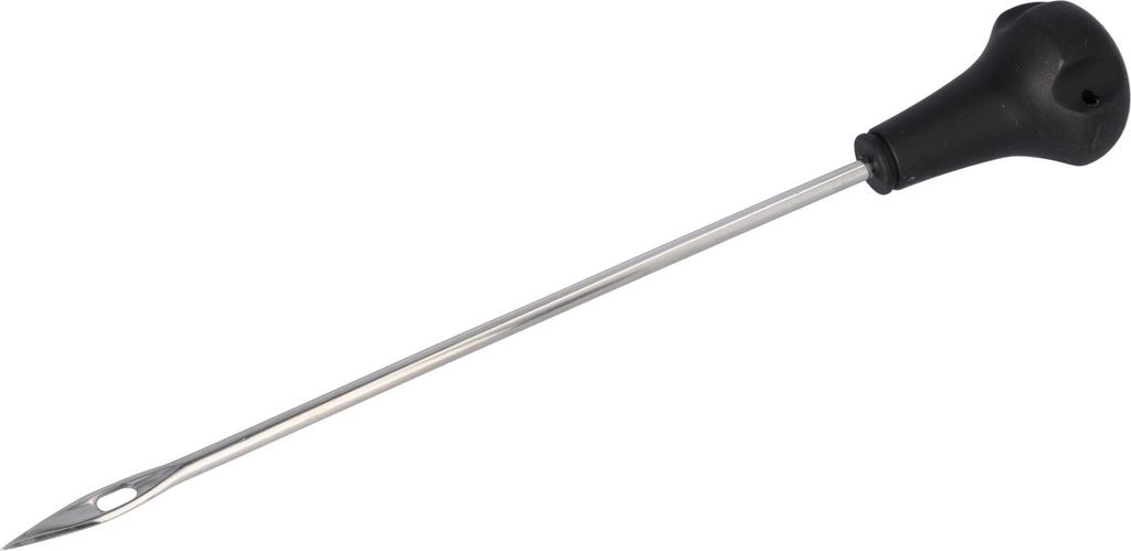 STUBAI Trischl-Fleischahle | 255 mm | praktische Fleischernadel aus Edelstahl zum Stabilisieren und Befüllen von Wurstwaren, Dressiernadel, Speckn...
