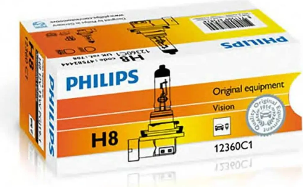 Lampadina H8 Philips 12V 35W | Sicurezza e Qualità Certificata