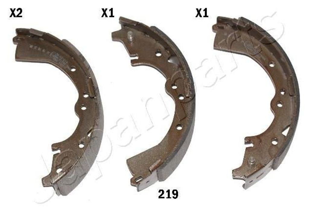 JAPANPARTS Bremsbackensatz Trommelbremse Hinten für TOYOTA HILUX III Pick-up (TGN1, GGN2, GGN1, KUN2, KUN1) GF-219AF