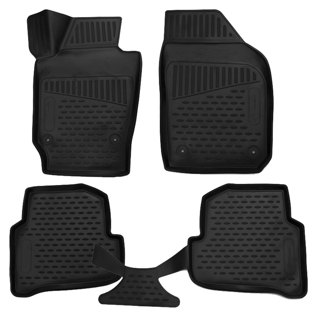 3D Tappeti Tappetini Auto In Gomma Per Skoda Fabia 3 Immagine del prodotto 