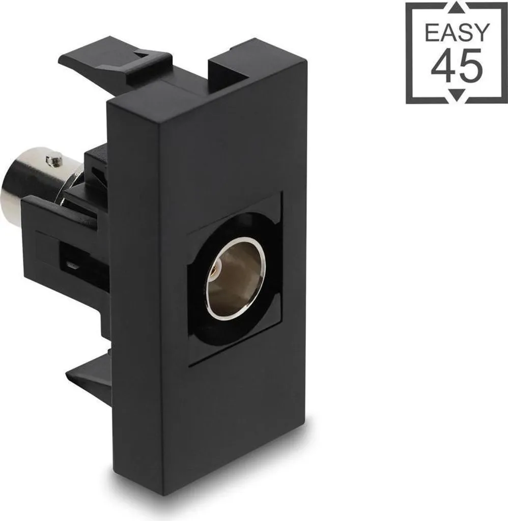 DeLOCK Easy 45 Adaptateur BNC 50 Ohm Femelle vers Femelle Direct 43354