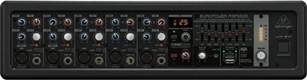 Table de mixage Behringer PMP550M idéale pour chant et conférence