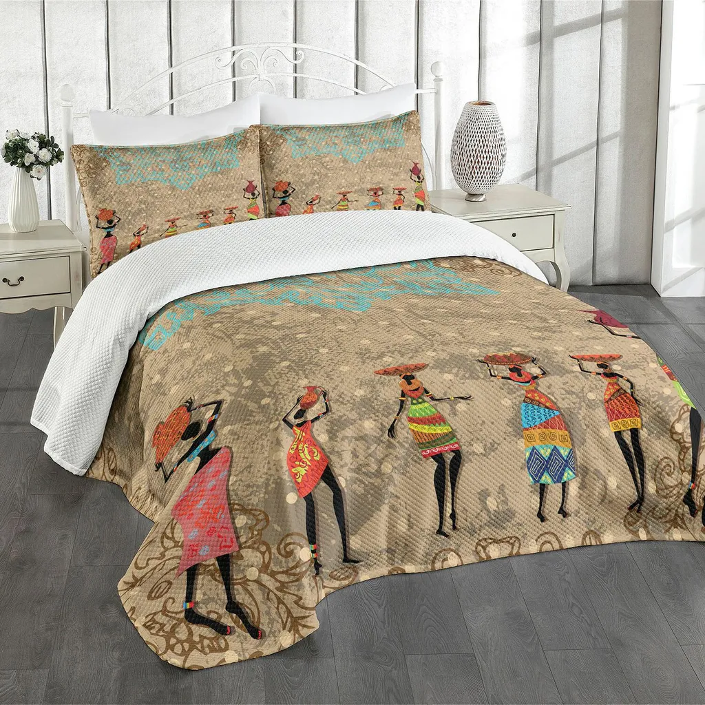 Copriletto Etnico ABAKUHAUS 220x220 | Design Boho Chic Colorato