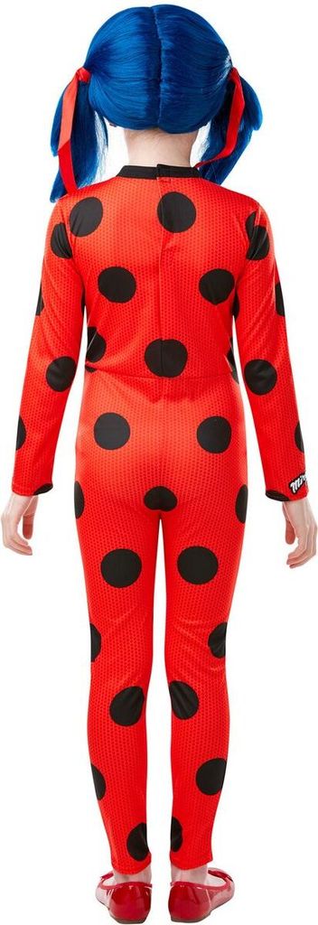 Ladybug-Kostüm für Kinder Overall mit Maske rot-schwarz Produktbild 2