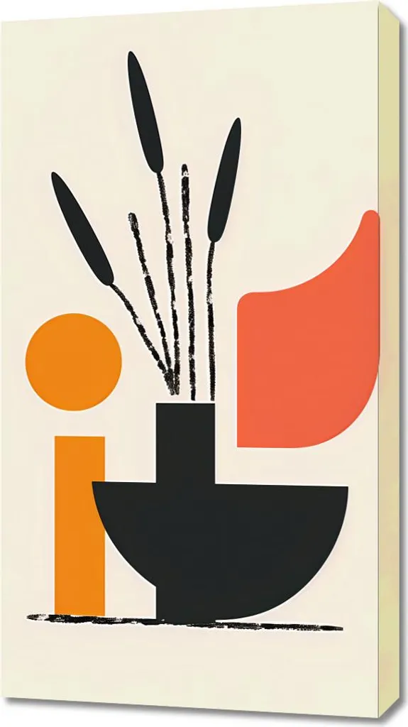 Quadro 50x90 cm Nero intenso