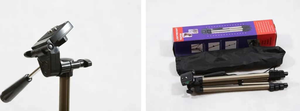 Trépied pour Vlog et Selfie WT-3130 Compatible iPhone et Android Noir