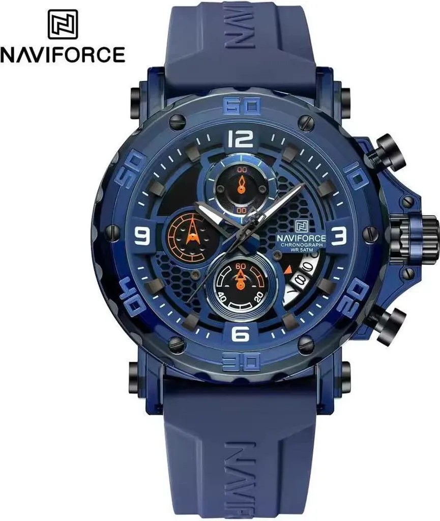 Montre Homme NAVIFORCE MR-38577 Bleue : Durable et Précise en Tout Temps