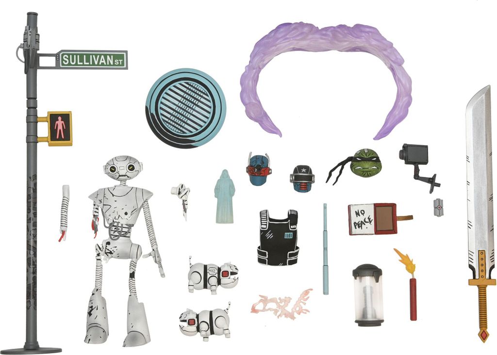 NECA Teenage Mutant Ninja Turtles TMNT Zubehör-Set für Actionfiguren Last Ronin Accessory Pack