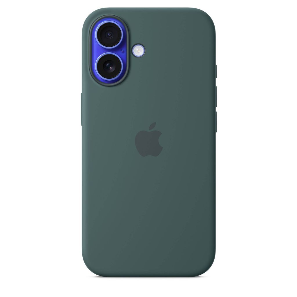 Apple iPhone 16 Silikon Case mit MagSafe - Seegrün