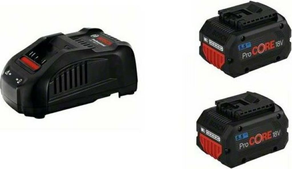 Starter kit Bosch 2x batteria ProCORE 18 V 5,5 Ah Immagine del prodotto 