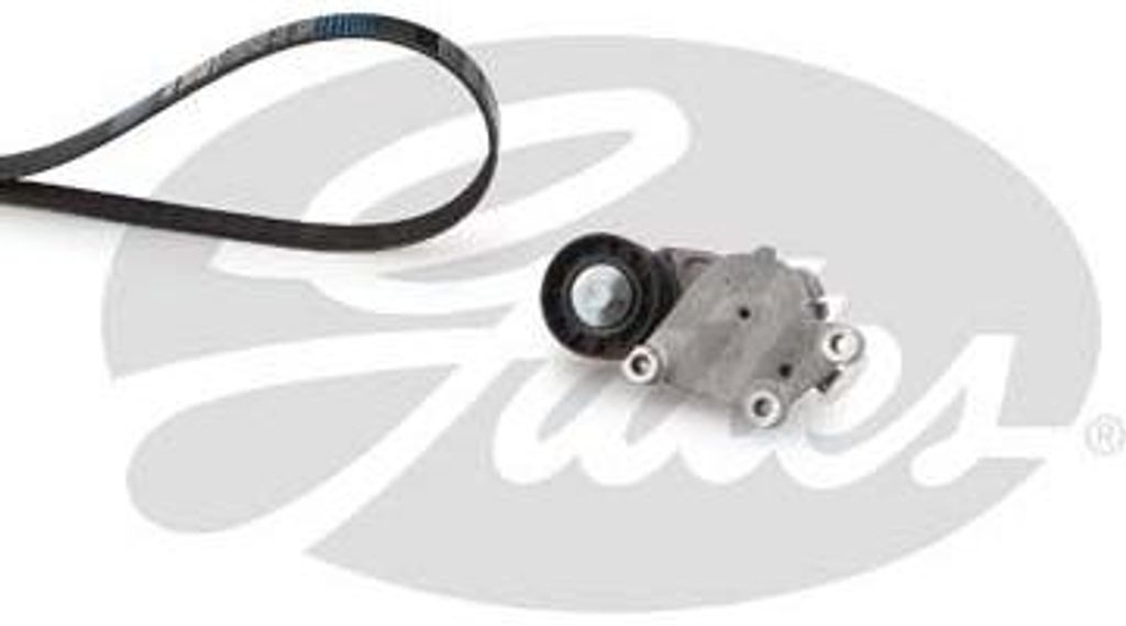 GATES K016PK975 Keilrippenriemensatz OE 1613844180 kompatibel mit V70, V50, S80, S40, C30, 307, 206, 1007, 3, 2, Fusion, Focus, Fiesta, C-Max, C4, ...