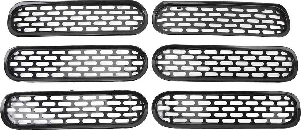 6 Inserts de Calandre Avant pour Ford Bronco 2021-2023 Performance