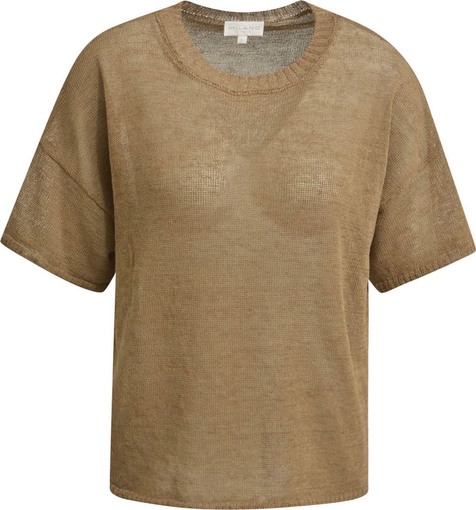 Milano (21) BOXY ROUNDNECK PULLOVER W OVERSIZED, TOFFEE 912 912 M